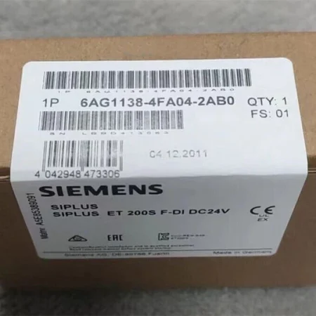 6AG1138-4FA04-2AB0 NEW SIEMENS 6AG1 138-4FA04-2AB0 S7-200 CPU 221 Compact Unit