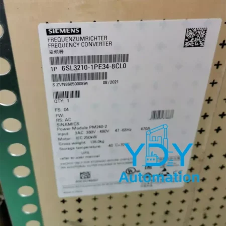 Siemens 6SL3210-1PE34-8CL0 6SL3 210-1PE34-8CL0 New In Box Expedited Shipping