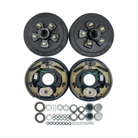 3,500 lbs Trailer Axle Electric Brake Kit, 5-Hole, 4.5" Bolt Circle Brake Dru...