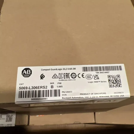 New Sealed Allen-Bradley 5069-L306ERS2 SER B Compact GuardLogix 5380 Controller