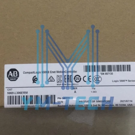 Allen-Bradley 5069-L306ERM CompactLogix 5380 PLC Processor