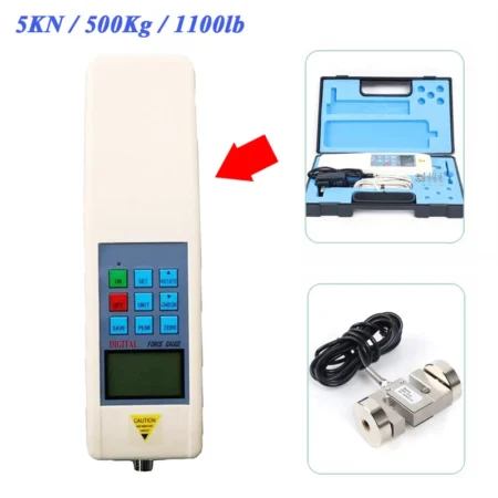 Digital Push Pull Force Gauge Push Pull Force Meter Load Test Dynamometer 5000N