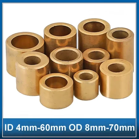 Metric Oilite Bushing ID 4mm-60mm Copper Self Lubricating Bearing Bushing Sleeve