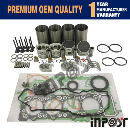 4M40 4M40T overhaul rebuild Kit for Mitsubishi 4M40 engine PAJERO TRITON MK NM