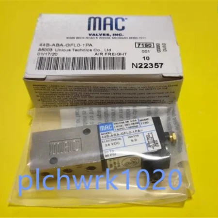 NEW IN BOX MAC Solenoid Valve 44B-ABA-GFL0-1PA DC24V