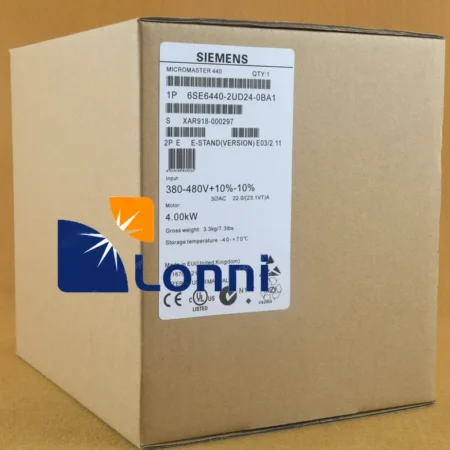 6SE6440-2UD24-0BA1 6SE6 440-2UD24-0BA1 New Siemens MICROMASTER 440 4kW