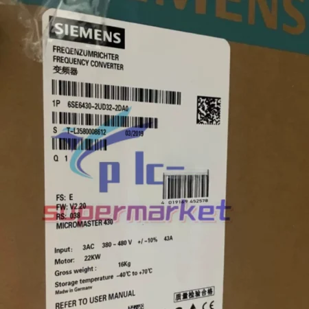 6SE6430-2UD32-2DA0 NEW SIEMENS PLC 6SE64302UD322DA0 -6SE6430- Fast delivery