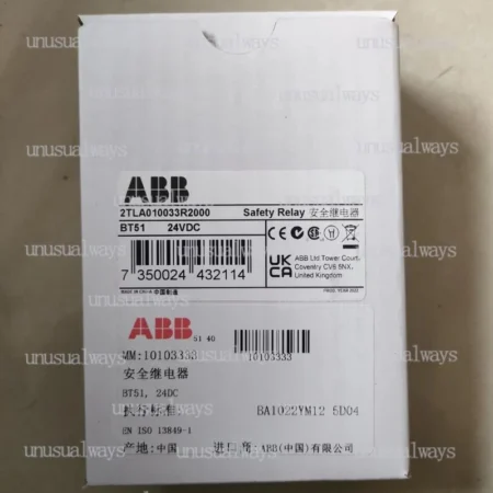 New ABB BT51 2TLA010033R2000 24VDC Safety Relay