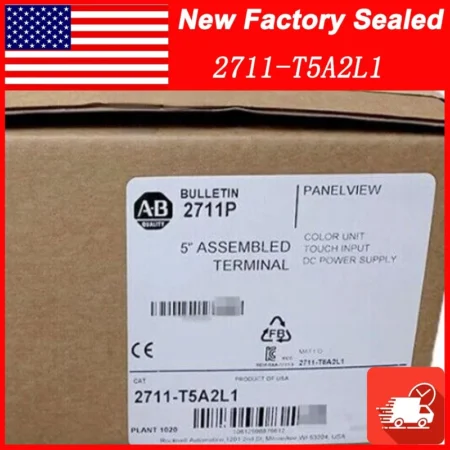 AB 2711-T5A2L1 Factory Sealed FRN 4.41 PanelView 550 Touchscreen PLC