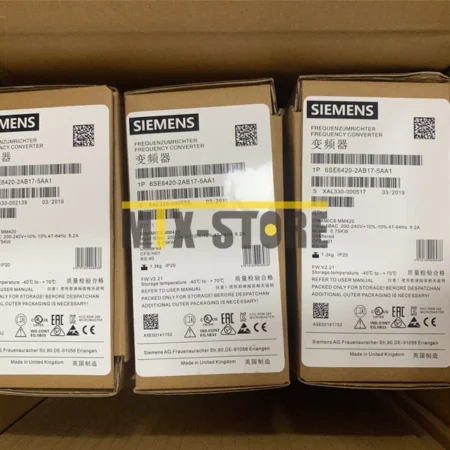 Unopened New Siemens 6SE6420-2AB17-5AA1 0.75KW 220V 6SE6 420-2AB17-5AA1