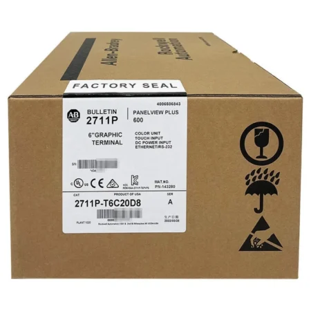 NEW AB 2711P-T6C20D8 PanelView Plus 6 Graphic Terminal 2711PT6C20D8