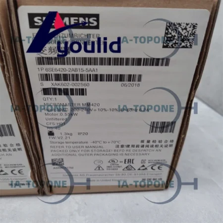 Unopened Siemens 6SE6420-2AB15-5AA1 6SE6 420-2AB15-5AA1 US Free tax