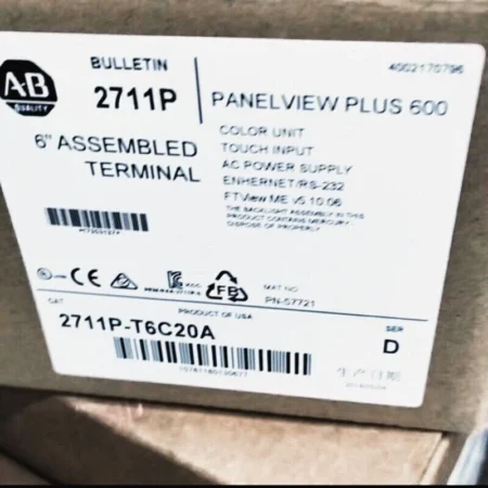 NEW Unopened AB 2711P-T6C20A Panelview Plus 600 2711P-T6C20A AB PLC US