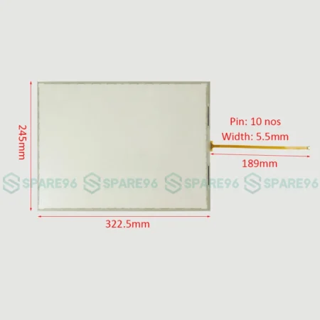 For 2711P-B15C22A9P-A 2711P-B15C22A9P A Keypad Switch + Touch Screen Glass