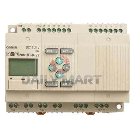OMRON ZEN-20C1DT-D-V2 RELAY CONTROLLERS DC 12 ANALOG CPU UNIT PLC MODULE NEW