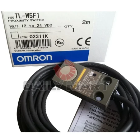 NEW Omron TL-W5F1 Inductive Mini Flat Proximity Sensor Switch 2M, NO PNP 5MM