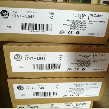 Allen Bradley 1747-L543 C SLC 500 504 PLC Processor 64KDH+RS232 TESTED