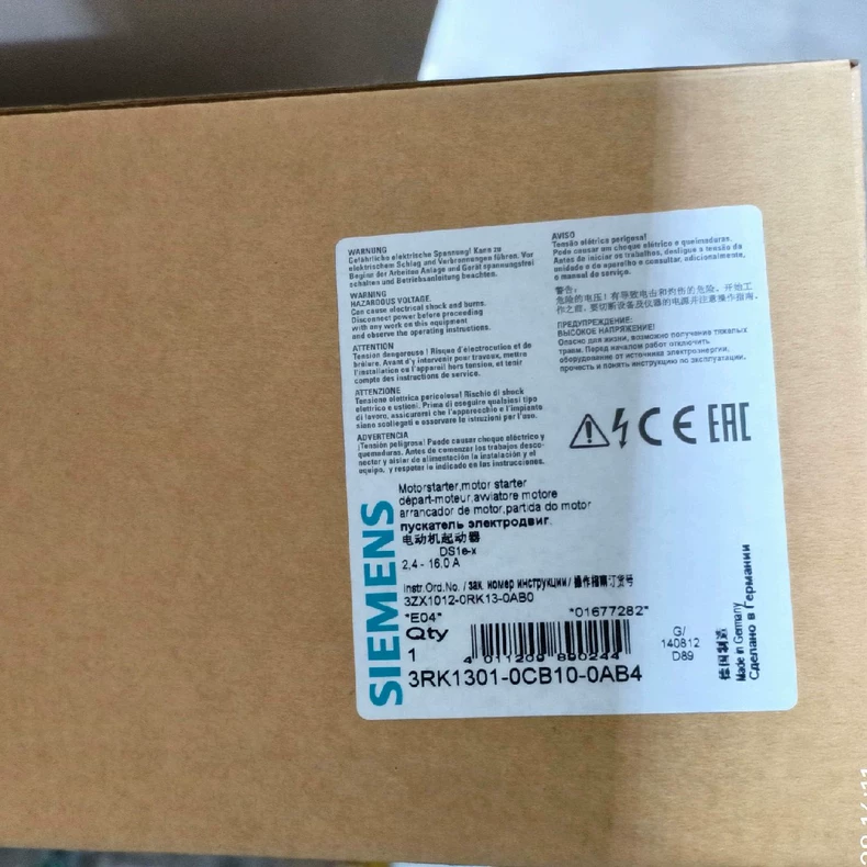 SIEMENS 3RK1301-0CB10-0AB4 MOTOR STARTER