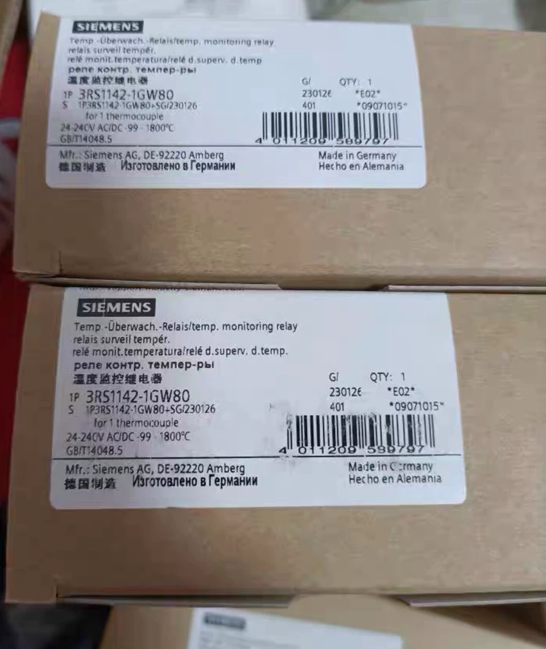 SIEMENS 3RS1142-1GW80 MONITORING RELAY