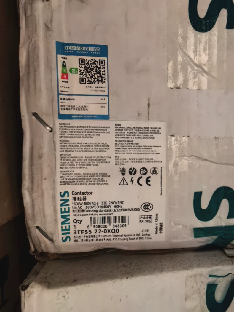 SIEMENS 3TF5522-0XQ0 Contactor