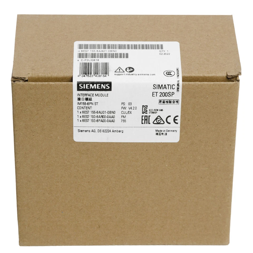 SIEMENS 6ES7155-6AA01-0BN0 ET 200SP Interface Module