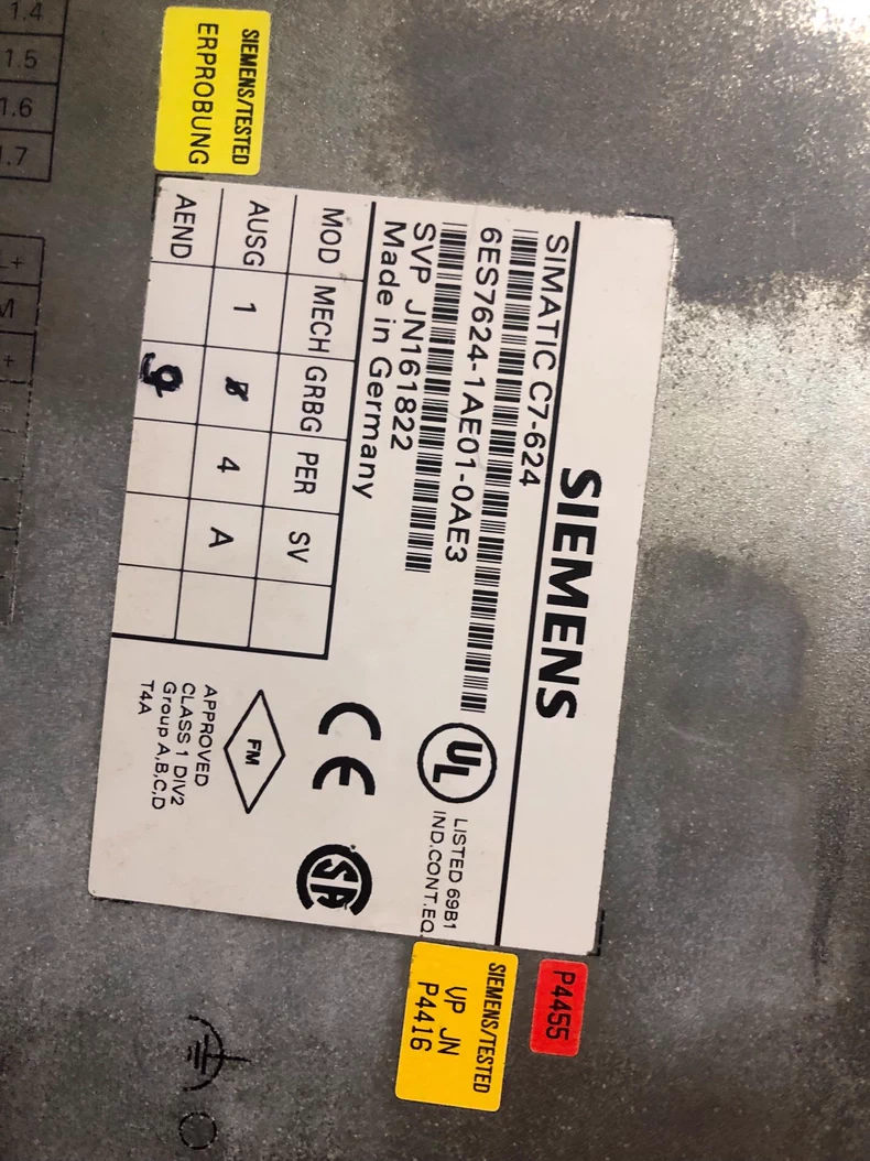 SIEMENS Human-machine interface 6ES7624-1AE01-0AE3