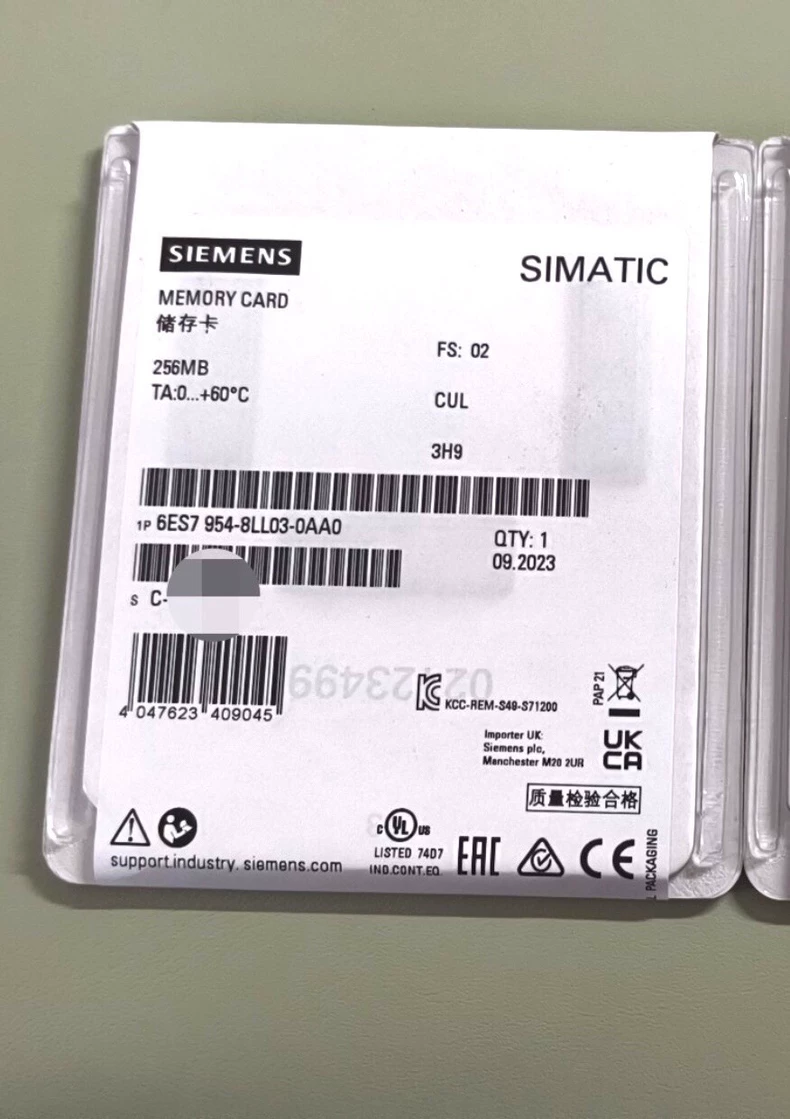 SIEMENS 6ES7954-8LL03-0AA0 Simatic Memory Card