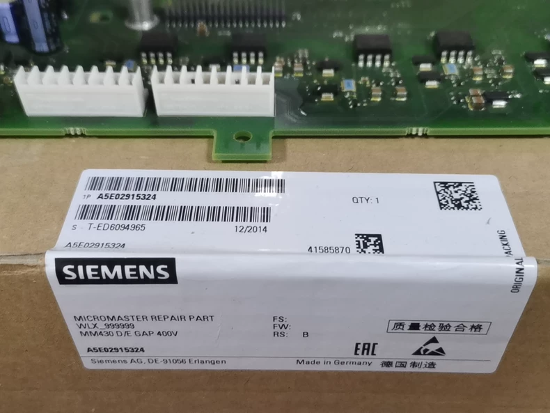 SIEMENS A5E02915324 Inverter power