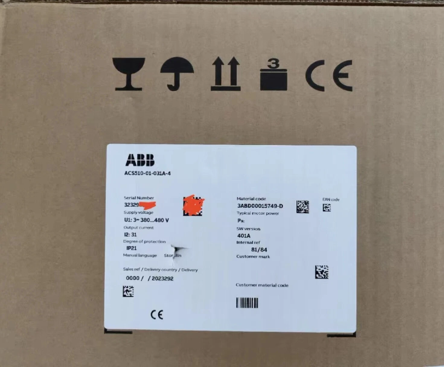 ABB ACS510-01-031A-4 frequency converter