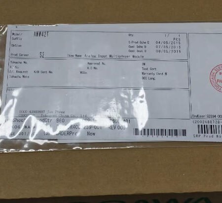 YOKOGAWA AMM42T TRANSMITTER INPUT MULTIPLEXER MODULE