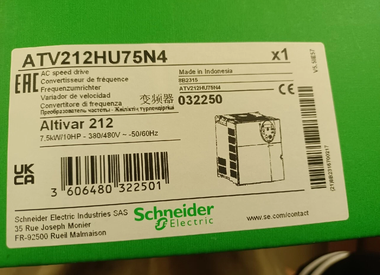 schneider ATV212HU75N4 frequency converter
