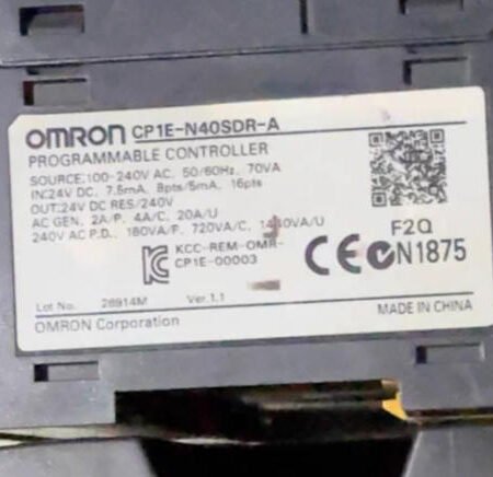 Omron CP1E-N40SDR-A Module