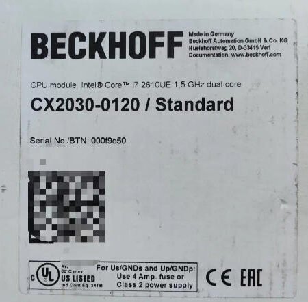 Beckhoff CX2030-0120 controller