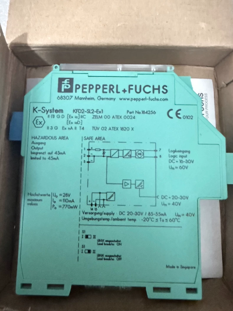Pepperl+Fuchs KFD2-SL2-EX1 signal isolator safety