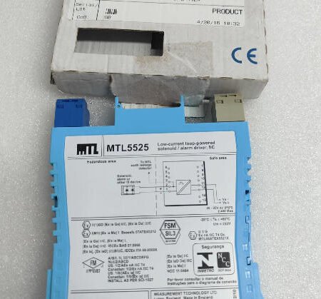 Eaton MTL5525 Low Current Loop Powered Solenoid Alarm Driver