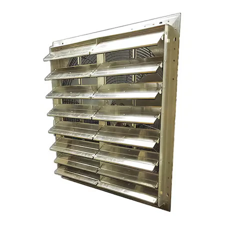 Dayton 484X50 Shutter Mount Exhaust Fan, 36 In Blade, 1 Speed, 8225 Cfm, 115V,