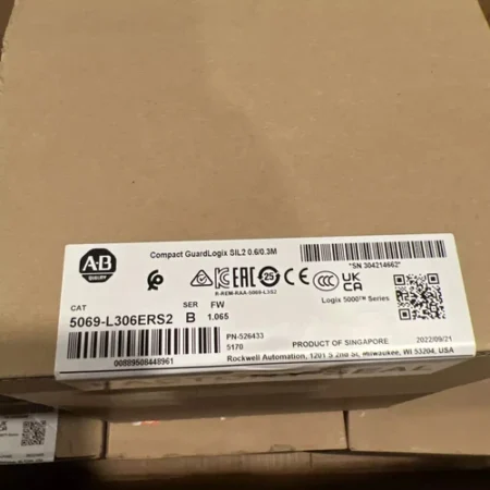 New Sealed Allen-Bradley 5069-L306ERS2 SER B Compact GuardLogix 5380 Controller