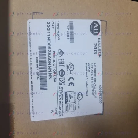 NEW Unopened Allen Bradley 20G11ND052AA0NNNNN PowerFlex 755 480V AC 40HP 52A