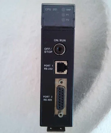 USED GE Fanuc IC693CPU351-EK 90-30 Series CPU Controller Processor 25 MHz