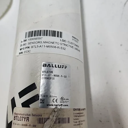 BALLUFF BTL5-A11-M0508-R-S32 BTL07PK MAGNETOSTRICTIVE POSITION SENSOR **NOS**