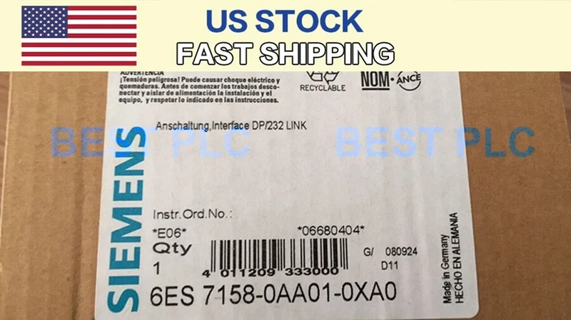NEW IN BOX SIEMENS 6ES7158-0AA01-0XA0 DP/RS 232C LINK CONVERTER FREE DELIVERY