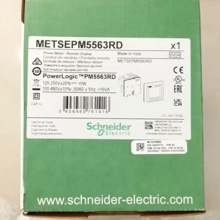 1PC- Schneider METSEPM5563RD power meter PowerLogic PM5563RD, 2 ethernet- NEW