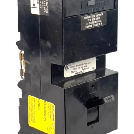 Square D QE3200VH 200 Amp 3 Pole Circuit Breaker QE6 240VAC 200A 3P Plug On *NEW