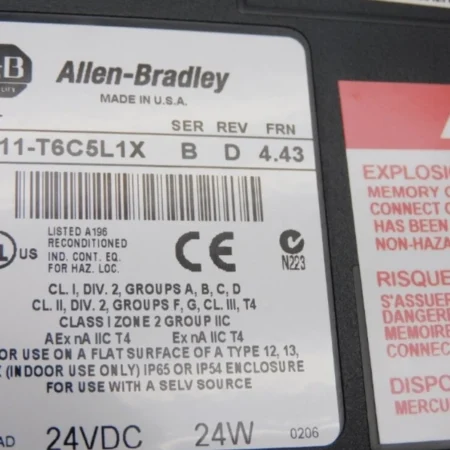 2711-T6C5L1X New Allen-Bradley PanelView 600 2711 T6C5L1X Free Shipping