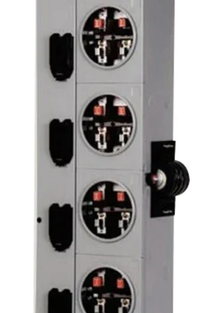 Siemens WMM41125RJB 4-Gang 1200A 125 Amp RINGLESS BYPASS Power Mod Meter Base