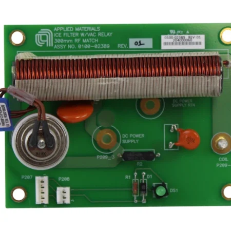 AMAT APPLIED MATERIALS 0100-02389 REV 01 ICE FILTER W/VAC RELAY 300MM RF MATCH