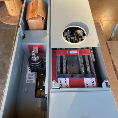 SIEMENS WMT12225J METER STACK 1 GANG 225 AMP 1200 AMP MAX NEW 3PH IN 1PH OUT