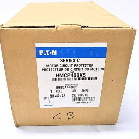 Eaton HMCP400K5 Molded Case Circuit Breaker ~ 400 Amp ~ 3 Pole ~ 600V ~ NEW