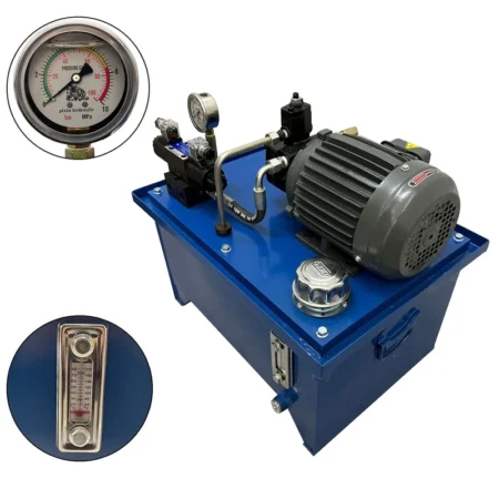 220V Small Electric Hydraulic Pump System Hydraulic Power Unit 750W 1000PSI