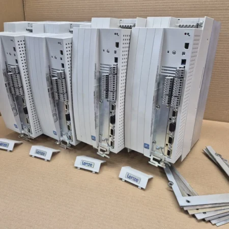 Lot of 4 Lenze inverter servo drives. This is 2 each 9325-EI and 2 each 9326-ES.